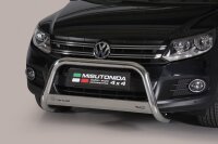Frontbügel Edelstahl schwarz für VW Tiguan 5N Bj.2011-2015 Ø63mm