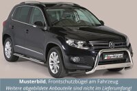 Frontbügel Edelstahl für VW Tiguan 5N Bj. 2011 - 2015 Ø63mm mit Gutachten Frontschutzbügel