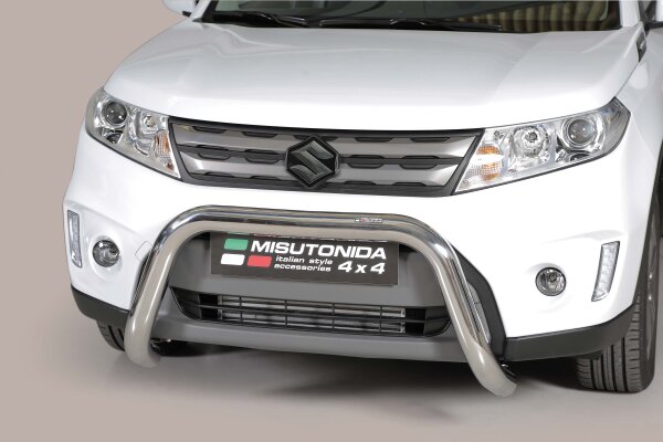 Frontbügel Edelstahl für Suzuki Vitara 2015 - 76mm mit Gutachten Frontschutzbügel