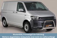 Frontbügel Edelstahl für VW T6 2015 - 2018 Ø63mm mit Gutachten Frontschutzbügel