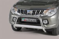 Frontbügel Edelstahl für Mitsubishi L200 KJOT 2015 - 63mm mit Gutachten