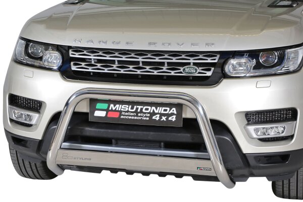 Frontbügel Edelstahl für Range Rover Sport 2014 - 63mm mit Gutachten Frontschutzbügel