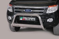 Frontbügel Edelstahl für Ford Ranger 2012 - 63mm mit Gutachten Frontschutzbügel
