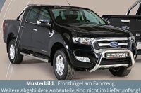 Frontbügel Edelstahl für Ford Ranger 2012 - 76mm mit Gutachten Frontschutzbügel