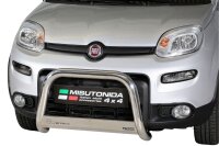 Frontbügel Edelstahl für Fiat Panda 4x4 2013-2015 63mm mit Gutachten Frontschutzbügel
