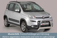 Frontbügel Edelstahl für Fiat Panda 4x4 2013-2015 63mm mit Gutachten Frontschutzbügel