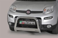 Frontbügel Edelstahl für Fiat Panda 4x4 2013-2015 63mm mit Gutachten Frontschutzbügel