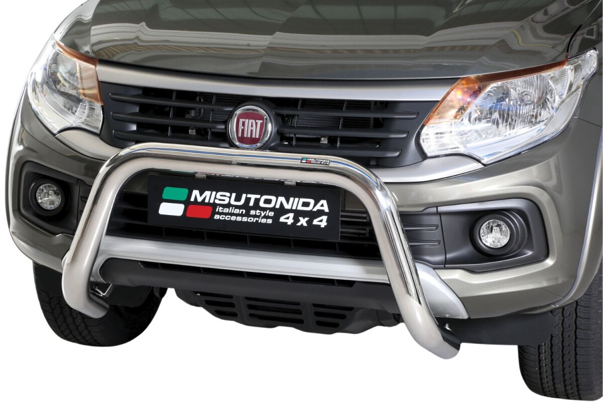 Frontschutzbugel fur Fiat Fullback D.C. 2016 76mm Edelstahl mit ABE 419 00
