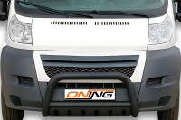 Frontbügel mit Unterfahrschutz für Citroen Jumper 2006-2014 SCHWARZ  Gutachten