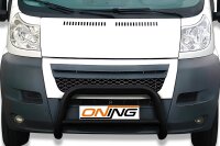 Frontbügel mit Querstreben für Citroen Jumper 2006-2014 SCHWARZ 70mm Gutachten