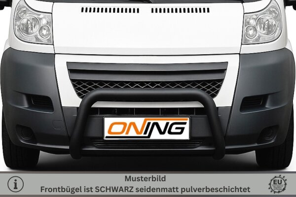 Frontbügel für Citroen Jumper 2006-2014 SCHWARZ 70mm Frontschutzbügel Gutachten