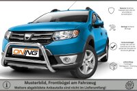 Frontbügel mit Querstreben für Dacia Sandero II 2012- Frontschutzbügel Gutachten