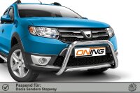 Frontbügel für Dacia Sandero II 2012- 60mm Frontschutzbügel Gutachten