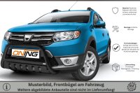 Frontbügel mit Unterfahrschutz für Dacia Sandero II 2012- SCHWARZ 60mm Gutachten