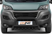 Frontbügel mit Unterbodenschutz für Fiat Ducato 2006-2024 SCHWARZ 70mm Gutachten