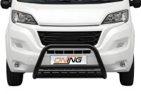 Frontbügel mit Unterbodenschutz für Fiat Ducato 2014-2024 SCHWARZ 70mm Gutachten