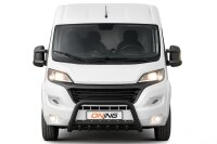 Frontbügel mit Unterbodenschutz für Fiat Ducato 2014-2024 SCHWARZ 70mm Gutachten