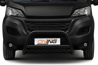 Frontbügel mit Unterbodenschutz für Fiat Ducato 2014-2024 SCHWARZ 70mm Gutachten