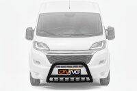 Frontbügel mit Unterbodenschutz für Fiat Ducato 2014-2024 SCHWARZ 70mm Gutachten