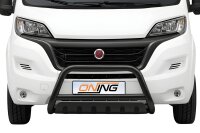 Frontbügel mit Unterfahrschutz für Fiat Ducato 2014-2024 SCHWARZ 70mm Gutachten