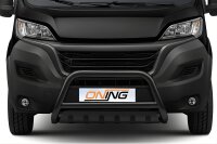 Frontbügel mit Unterfahrschutz für Fiat Ducato 2014-2024 SCHWARZ 70mm Gutachten