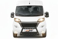 Frontbügel mit Unterfahrschutz für Fiat Ducato 2014-2024 SCHWARZ 70mm Gutachten