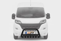 Frontbügel mit Unterfahrschutz für Fiat Ducato 2014-2024 SCHWARZ 70mm Gutachten