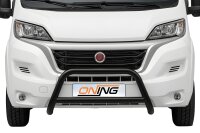 Frontbügel mit Querstreben für Fiat Ducato 2014-2024 SCHWARZ 70mm Gutachten