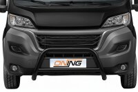 Frontbügel mit Querstreben für Fiat Ducato 2014-2024 SCHWARZ 70mm Gutachten