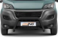 Frontbügel für Fiat Ducato 2014-2024 SCHWARZ 70mm Frontschutzbügel Gutachten