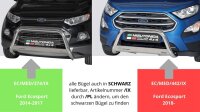 Frontbügel Edelstahl für Ford Ecosport 2018- 63mm mit Gutachten Frontschutzbügel
