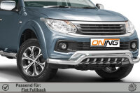 Frontbügel mit Unterbodenschutz für Fiat Fullback 2016- 70mm breit Gutachten