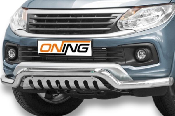 Frontbügel mit Unterfahrschutz für Fiat Fullback 2016- 70mm breit Gutachten