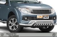 Frontbügel mit Unterfahrschutz für Fiat Fullback 2016- 70mm breit Gutachten