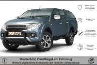 Frontbügel mit Unterbodenschutz für Fiat Fullback 2016- SCHWARZ 70mm Gutachten