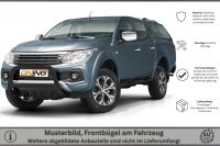 Frontbügel mit Querstreben für Fiat Fullback 2016- SCHWARZ 70mm Gutachten