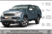 Frontbügel Unterbodenschutz für Fiat Fullback 2016- SCHWARZ 70mm breit