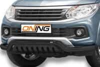 Frontbügel Unterfahrschutz für Fiat Fullback 2016- SCHWARZ 70mm breit