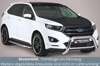 Frontbügel Edelstahl für Ford Edge 2016- Ø76mm mit Gutachten Frontschutzbügel