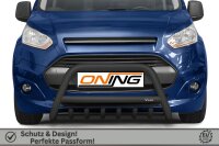 Frontbügel Unterbodenschutz für Ford Transit Connect 2013-2021 SCHWARZ 60mm Gutachten