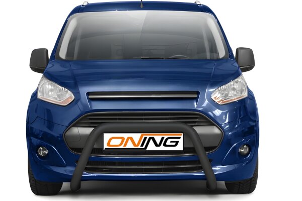 Frontbügel für Ford Transit Connect 2013-2021 SCHWARZ 70mm Gutachten Edelstahl