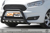 Frontbügel Unterbodenschutz für Ford Transit Courier 2014-2018 SCHWARZ 60mm Gutachten