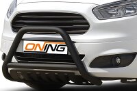 Frontbügel mit Unterfahrschutz für Ford Transit Courier 2014-2018 SCHWARZ 60mm Gutachten