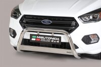 Frontbügel Edelstahl für Ford Kuga 2017- 63mm mit Gutachten Frontschutzbügel