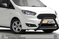 Frontbügel mit Querstreben für Ford Transit Courier 2014-2018 SCHWARZ Gutachten