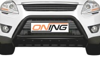 Frontbügel mit Unterbodenschutz für Ford Kuga I 2009-2012 SCHWARZ 60mm Gutachten
