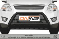 Frontbügel mit Unterbodenschutz für Ford Kuga I 2009-2012 SCHWARZ 60mm Gutachten