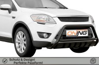 Frontbügel mit Unterfahrschutz für Ford Kuga I 2009-2012 SCHWARZ 60mm Gutachten
