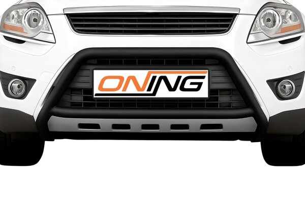 Frontbügel mit Querstreben für Ford Kuga 2009-2012 SCHWARZ Edelstahl Gutachten