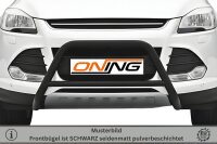 Frontbügel mit Querstreben für Ford Kuga DM2 II 2013-2016 SCHWARZ 60mm Edelstahl Gutachten